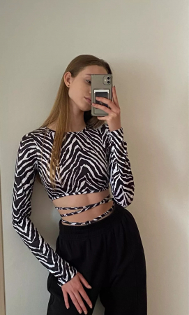Zebra Print Top [2]