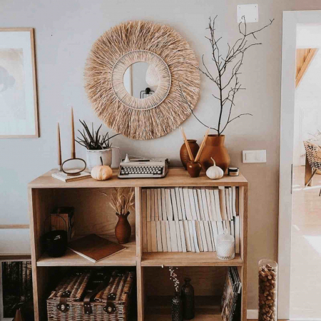 Oglinda decorativa RAFFIA [2]