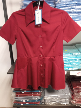 Uniforme pentru femei - Bluză medicală model Alice*Bordo