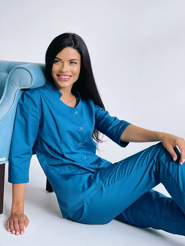 Bluză mediclă model Dentus*Turcoaz [2]