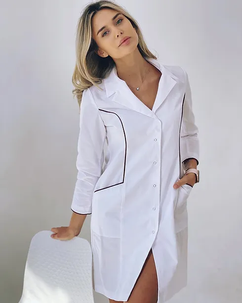 Halate Medicale - Halat medical model Felicia *Bordo