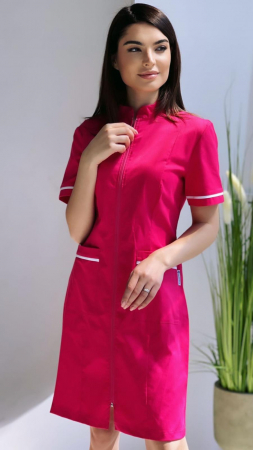 Halate Medicale - Halat medical model Sabina* Fucsia