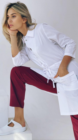 Pantaloni medicali model Ana*Bordo [2]