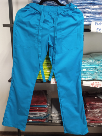 Pantaloni Medicali - Pantaloni medicali model Camelia*Albastru deschis