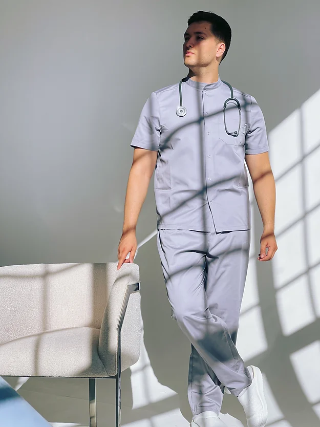 Pantaloni Medicali - Pantaloni medicali model Damir *Gri
