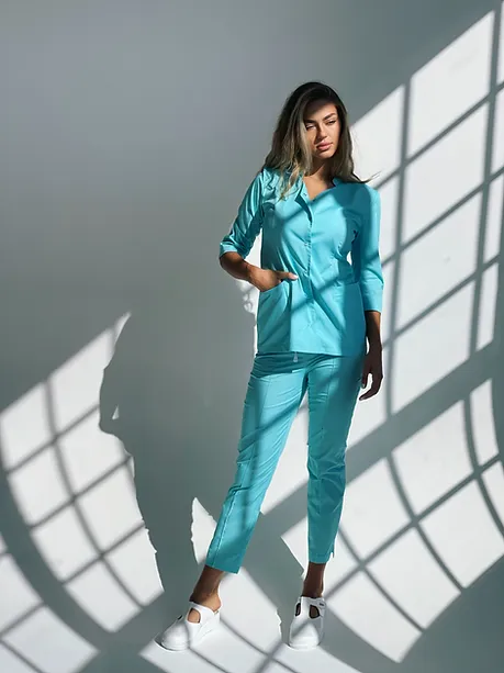 Pantaloni Medicali - Pantaloni medicali model Dentus *Ice