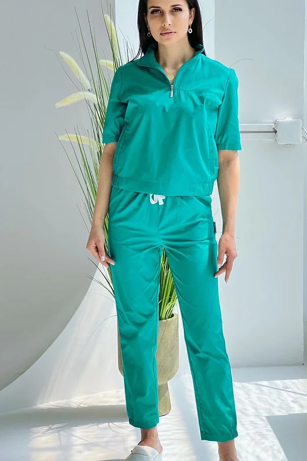 Pantaloni Medicali - Pantaloni medicali model Glory*Turcoaz Deschis