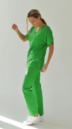 Pantaloni medicali model Lia *Verde [2]