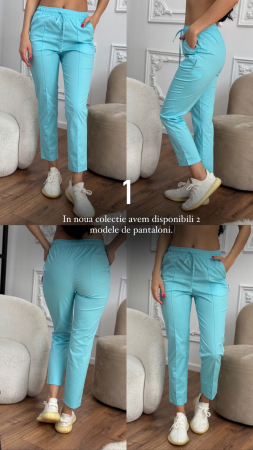 Pantaloni Medicali - Pantaloni medicali model Linda *Ice elastan