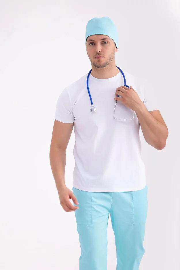 Uniforme pentru barbati - Tricou bărbat *Alb