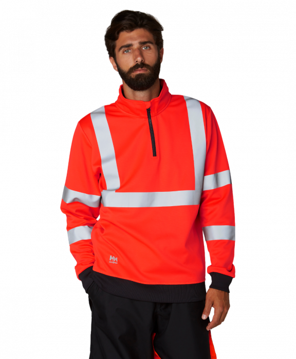 Bluza Helly Hansen Addvis Half Zip, reflectorizanta, HVC2, 3 [3]