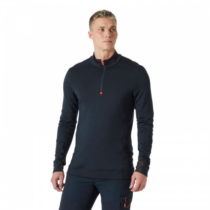 Bluza Helly Hansen Lifa Base Layer Merino Half Zip, bleumarin, L [3]