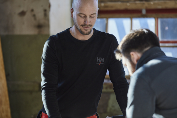 Bluza Helly Hansen Lifa Max Base Layer Crewneck, neagra, S [5]