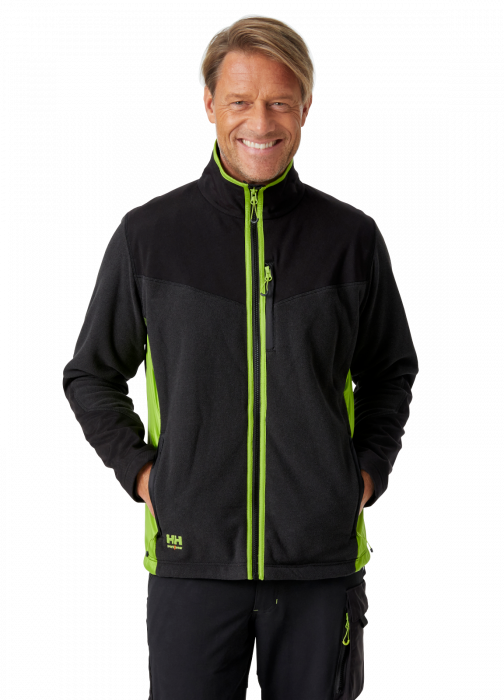 Bluza Helly Hansen Magni Fleece, negru/lime, S [3]