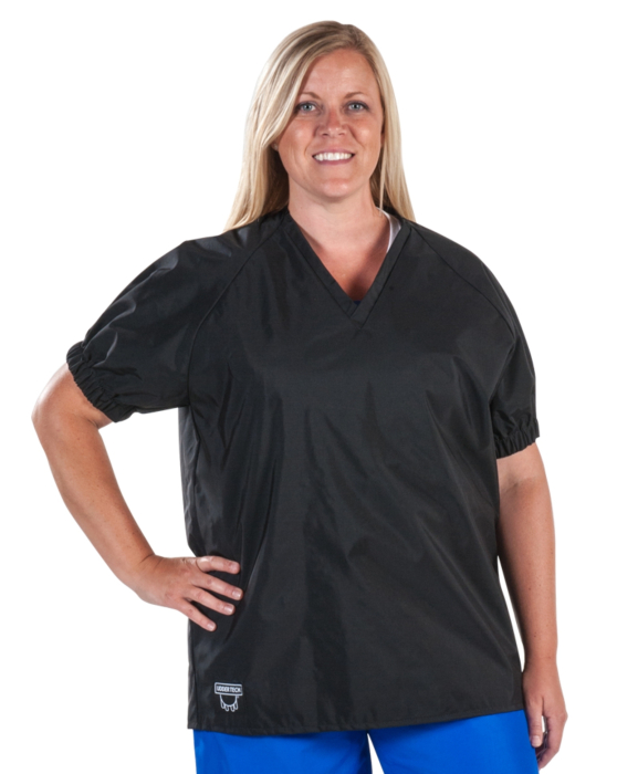 Bluza in V cu maneca scurta Udder Tech, nailon - impermeabila [2]