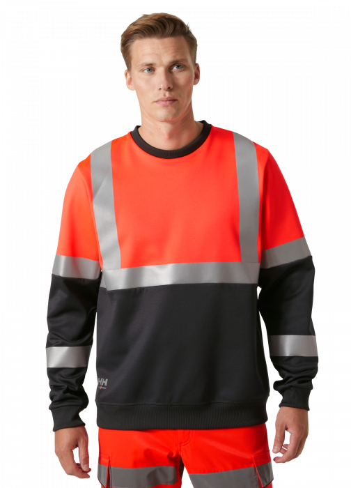 Bluza reflectorizanta Helly Hansen Addvis CL1, rosu/negru abanos, 5XL [3]