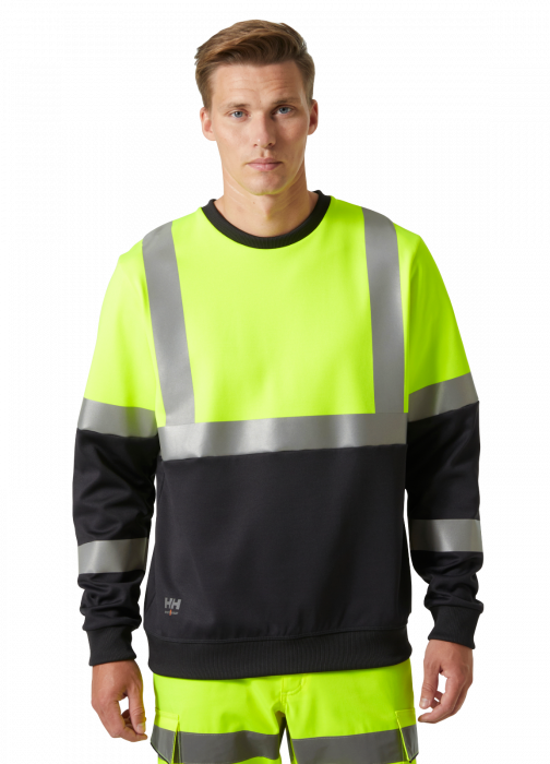 Bluza reflectorizanta Helly Hansen Addvis CL1, galben/negru abanos, 5XL [3]