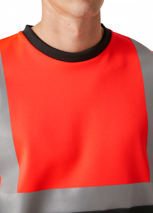 Bluza reflectorizanta Helly Hansen Addvis CL1, rosu/negru abanos, 5XL [6]