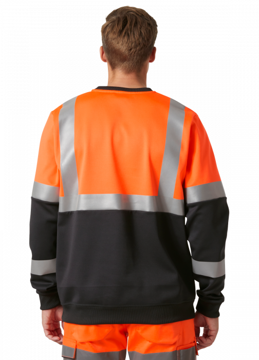 Bluza reflectorizanta Helly Hansen Addvis CL1, portocaliu/negru abanos, 5XL [4]