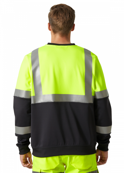 Bluza reflectorizanta Helly Hansen Addvis CL1, galben/negru abanos, 5XL [4]
