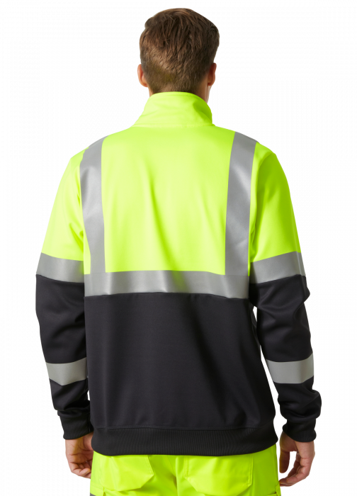 Bluza reflectorizanta Helly Hansen Addvis Half Zip CL1, galben/negru abanos, 5XL [4]