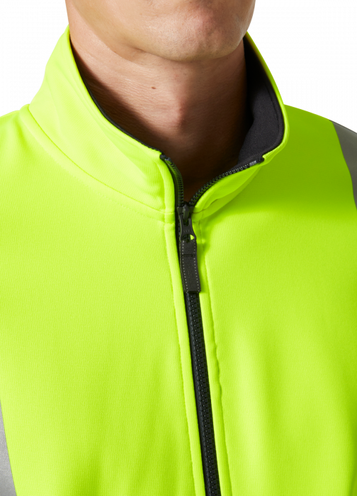 Bluza reflectorizanta Helly Hansen Addvis Zip CL1, galben/negru abanos, 5XL [6]