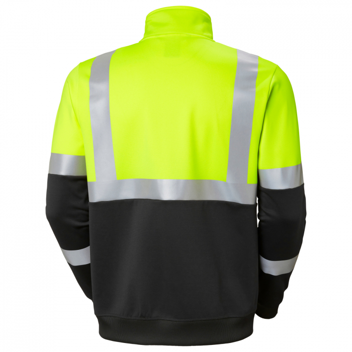 Bluza reflectorizanta Helly Hansen Addvis Zip CL1, galben/negru abanos, 5XL [2]