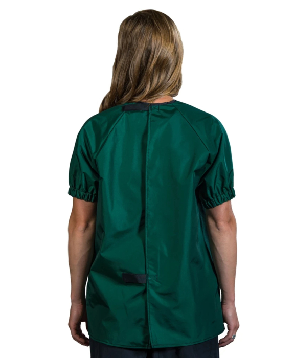 Bluza veterinar cu maneca scurta Udder Tech, nailon - impermeabila, verde [2]