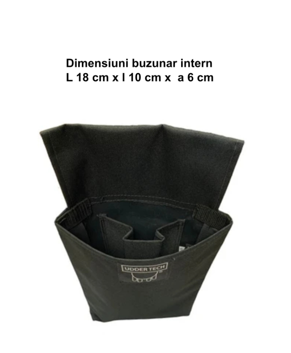 Buzunar extern Udder Tech, Accesory Bag, poliester - rezistent la apa, negru, R [2]