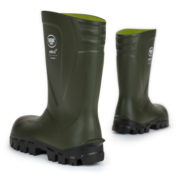 Cizme protectie Bekina MidliteX SolidGrip, O4, verde/negru [7]