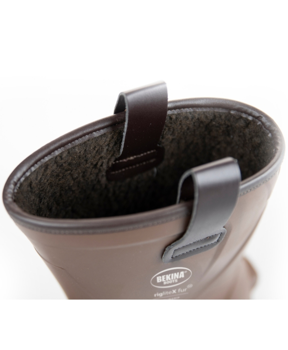 Cizme protectie Bekina RigliteX SolidGrip, S5, imblanite, maro/negru [8]