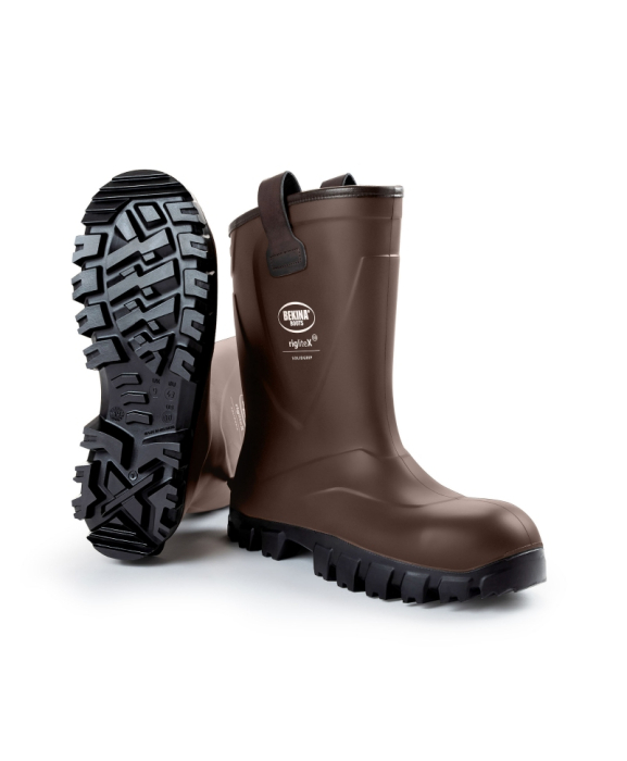 Cizme protectie Bekina RigliteX SolidGrip, S5, maro/negru [5]