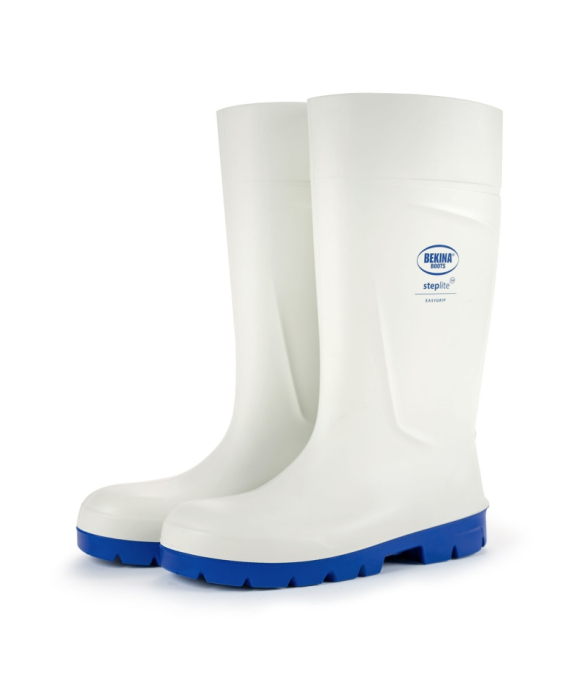 Cizme protectie Bekina Steplite EasyGrip, S4, alb/albastru [2]