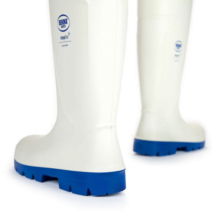 Cizme protectie Bekina Steplite EasyGrip, S4, alb/albastru [7]