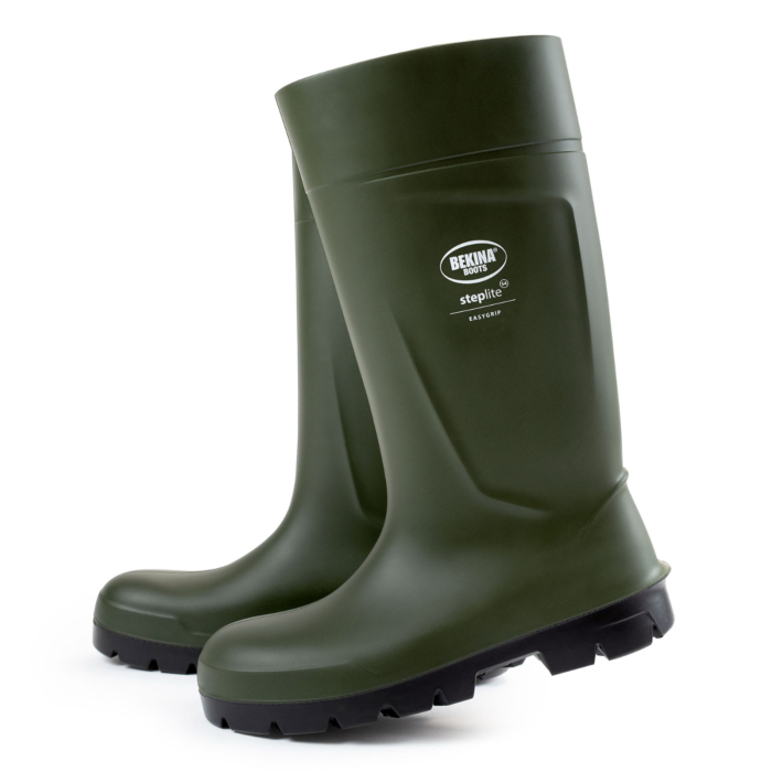 Cizme protectie Bekina Steplite EasyGrip, S4, verde/negru la cutie [3]
