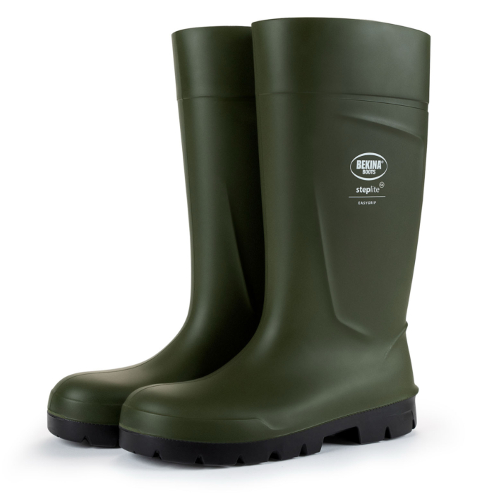 Cizme protectie Bekina Steplite EasyGrip, S4, verde/negru la cutie [2]