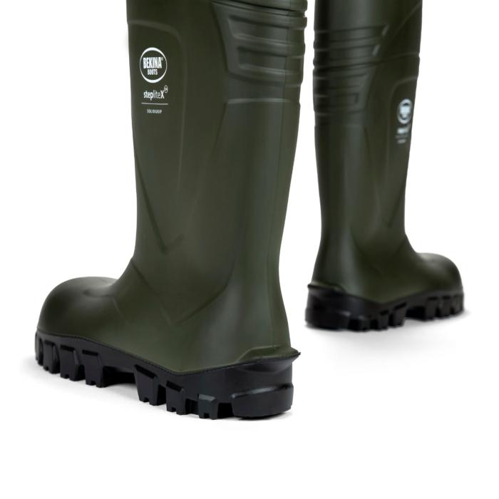 Cizme protectie Bekina StepliteX SolidGrip, O4, verde/negru [7]