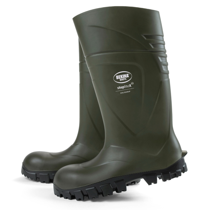 Cizme protectie Bekina StepliteX SolidGrip, O4, verde/negru [3]