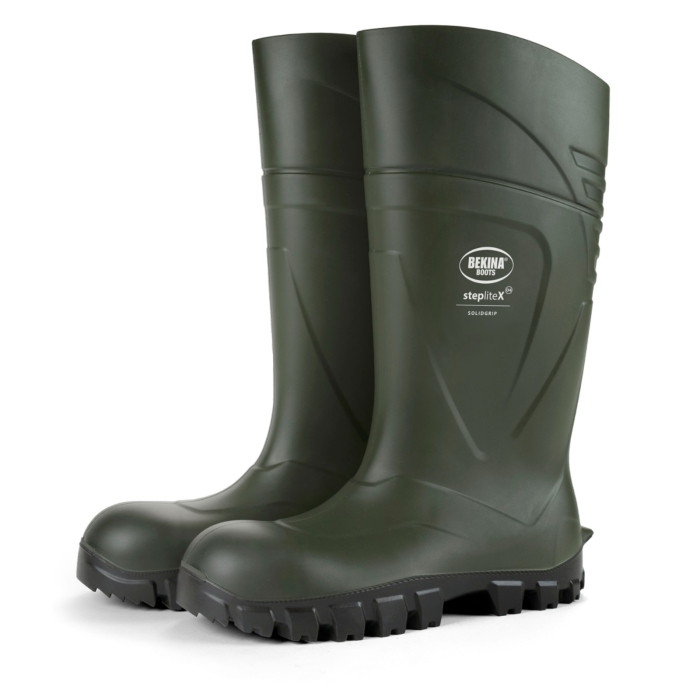 Cizme protectie Bekina StepliteX SolidGrip, O4, verde/negru [2]