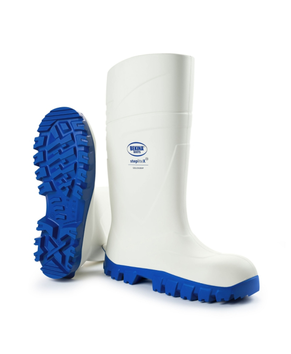 Cizme protectie Bekina StepliteX SolidGrip, S4, alb/albastru [5]