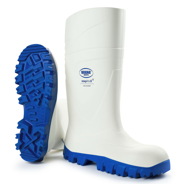 Cizme protectie Bekina StepliteX SolidGrip, S4, alb/albastru [5]
