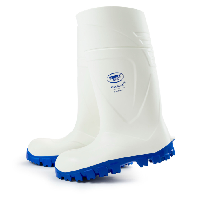 Cizme protectie Bekina StepliteX SolidGrip, S4, alb/albastru [3]