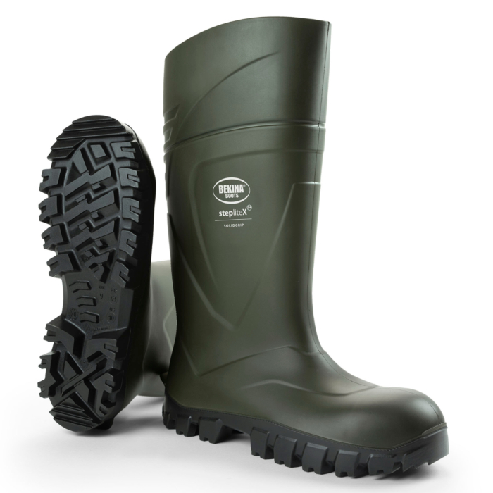 Cizme protectie Bekina StepliteX SolidGrip, S4, verde/negru [5]