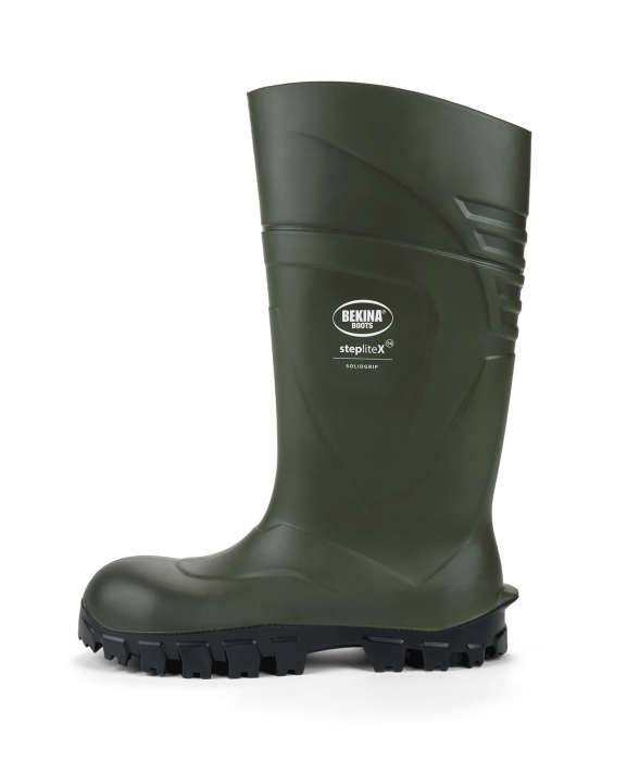 Cizme protectie Bekina StepliteX SolidGrip, S4, verde/negru [4]