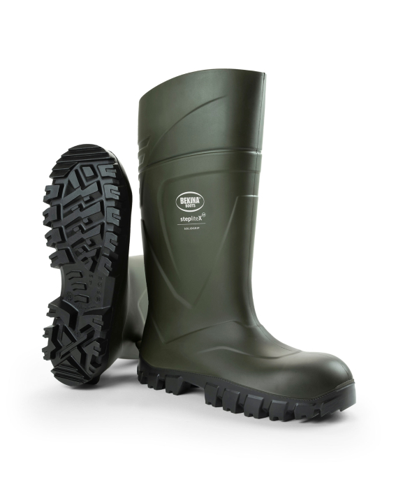Cizme protectie Bekina StepliteX SolidGrip, S4, verde/negru [5]