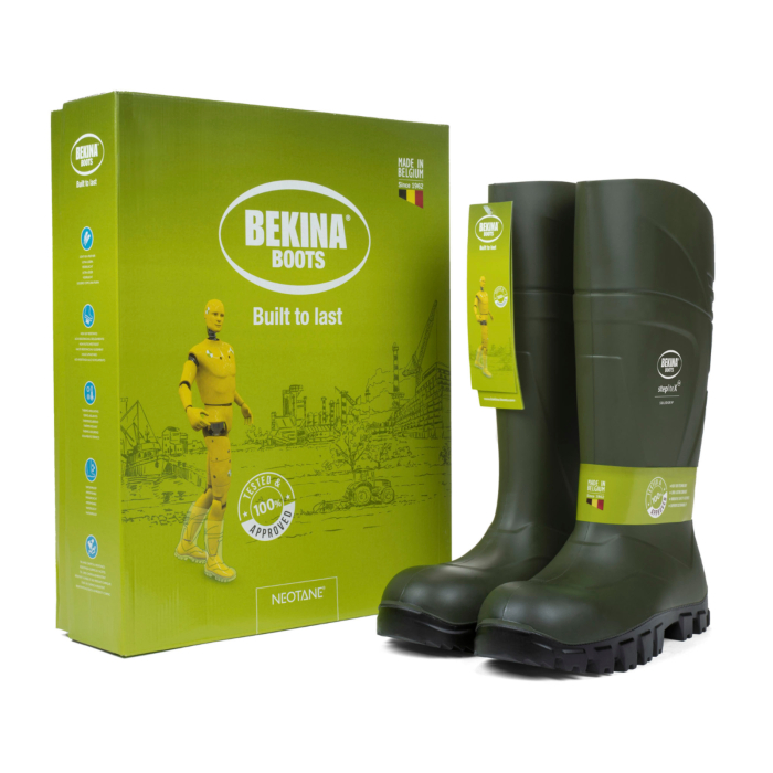 Cizme protectie Bekina StepliteX SolidGrip, S4, verde/negru [6]