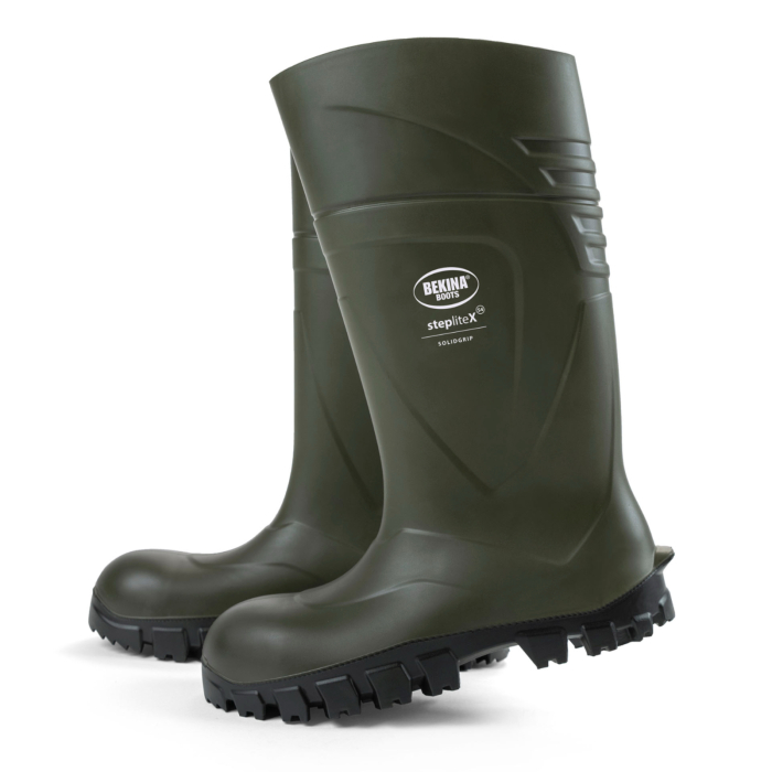 Cizme protectie Bekina StepliteX SolidGrip, S4, verde/negru [3]