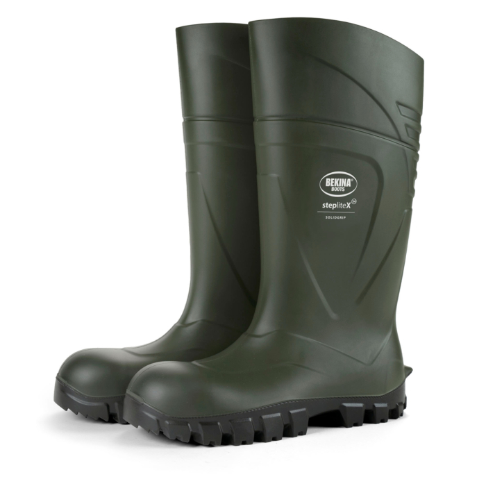 Cizme protectie Bekina StepliteX SolidGrip, S4, verde/negru [2]