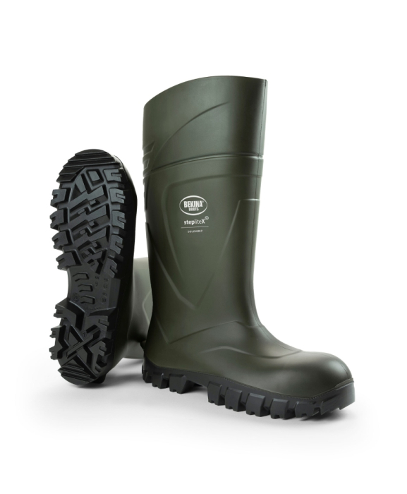 Cizme protectie Bekina StepliteX SolidGrip, S5, verde/negru [5]