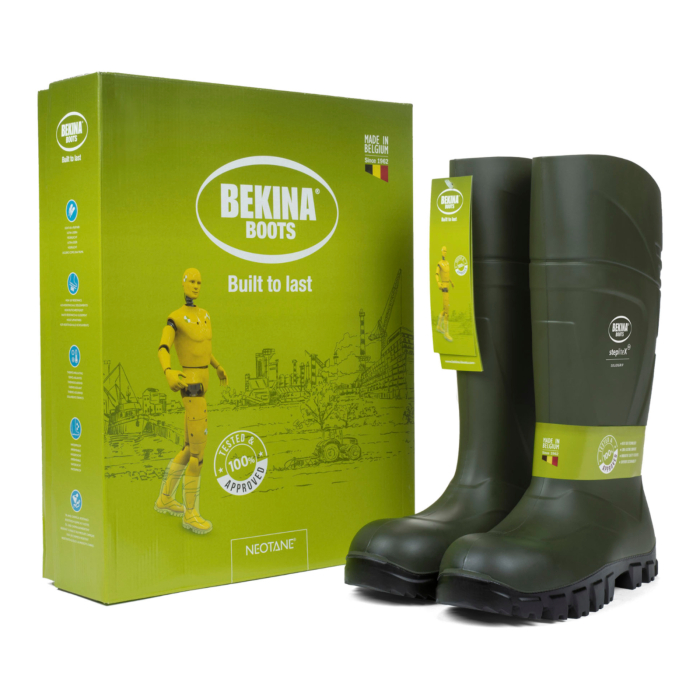 Cizme protectie Bekina StepliteX SolidGrip, S5, verde/negru [6]
